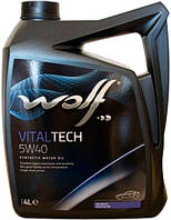 Моторное масло синтетическое Wolf VitalTech 5W-40 PI C3 4 л