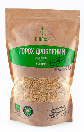 Горох дроблений органічний TM Ahimsa 808 г, фото 2