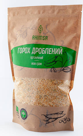 Горох дроблений органічний TM Ahimsa 808 г, фото 2