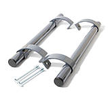 Ручка дверна офісна пряма 1000 мм антрацит, фото 2