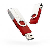 USB флеш накопитель eXceleram 16GB P1 Series Silver/Red USB 2.0 (EXP1U2SIRE16)