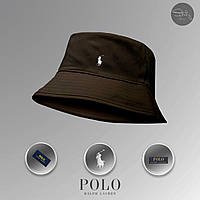 Коричневая Панама Polo Ralph Lauren | Панамка Поло Ральф Лорен в Коричневом Цвете