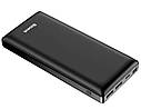 Powerbank Baseus Bipow 30000 mAh 15 W (ppjan-C01) Павербанк зарядний пристрій, батарея Чорний, фото 3