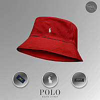 Красная Панама Polo Ralph Lauren | Панамка Поло Ральф Лорен в Красном Цвете
