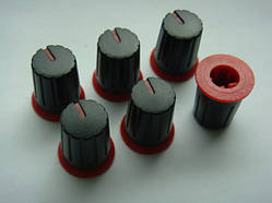 Ручка (plastic) потенціометра 12x15.5mm для пультів, колонок
