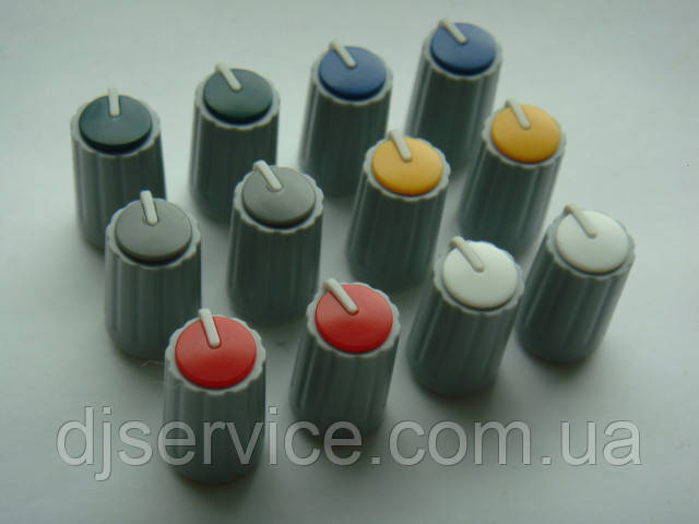 Ручка (plastic) потенціометра 10.5x18mm 270 для пультів, колонок, фото 1