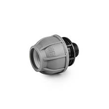 Муфта для труб PE, 32 мм, PN10, із зовнішньою різзю 
1", DSRA10L32M1