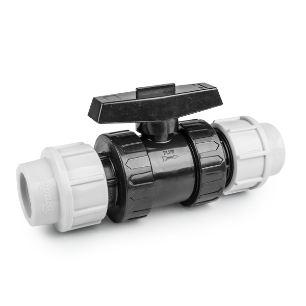 Кран для труб PE, 50 мм, PN16, DSRA16V5050