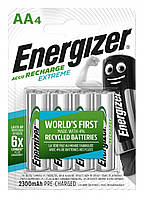 Аккумуляторы АА пальчиковые 2300mAh ENERGIZER Extreme R6 Ni-Mh 4bl