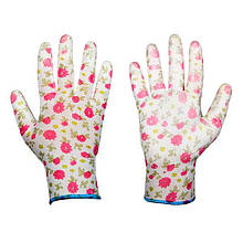 Захисні рукавички, PURE PRETTY, поліуретан, розмір 7, RWPPR7