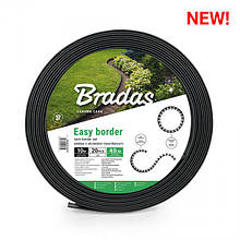 Бордюр газонний 55мм х 10м з комплектом кілків,
EASY BORDER графіт, OBEB5510SET