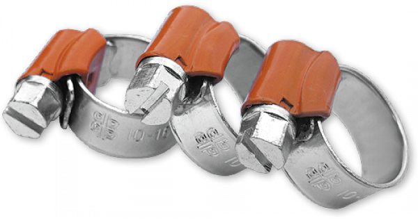 Хомут черв'ячний W1 FORCE ORANGE 11-18мм, DB 11-18/9PB