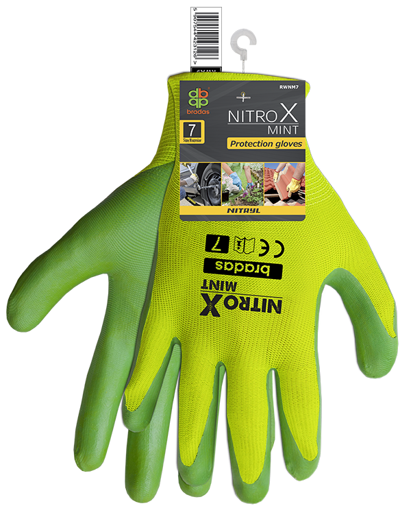 Рукавички захисні NITROX MINT нітрил, розмір 6, RWNM6