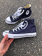 Жіночі кеди Converse Chuck Taylor All Star High Top Navy M9622, фото 5