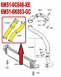 Ford Focus Mk2 04-11 / C-MAX 03-10 1,6 TDCi патрубок інтеркулера, арт. DA-7169, фото 2