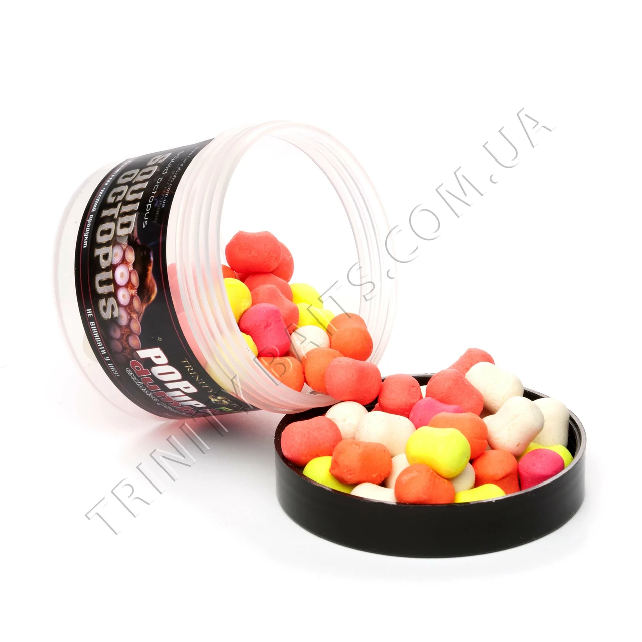 Pop Ups Trinity Baits Squid Octopus Dumbbles Fluoro Mix 5х8мм 35г, фото 1