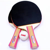 Ракетка для игры в настольный теннис DHS Type II 1 звезда, Теннисная ракетка, Ракетка для игры в пинг понга