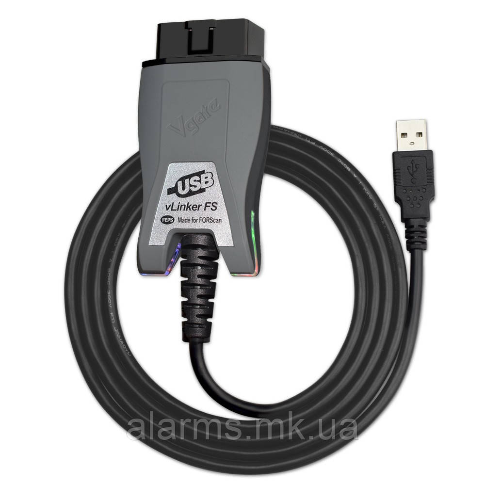 Діагностичний сканер Vgate Linker FS OBD2 для Ford, Mazda. Forscan.