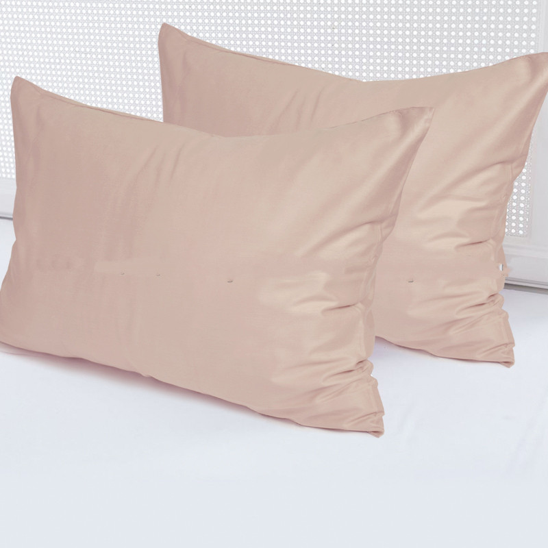 Наволочка 40х60см сатин Ярослав №1 бежевий, фото 1