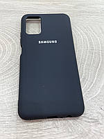 Чехол на Samsung A02s / A025F Silicone Case противоударный черный