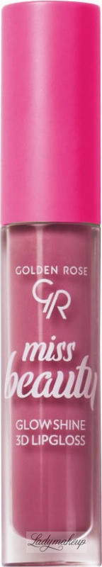 Блиск для губ Golden Rose Miss Beauty Glow Shine 3D Lip Gloss No 04 Pink Dream, фото 1