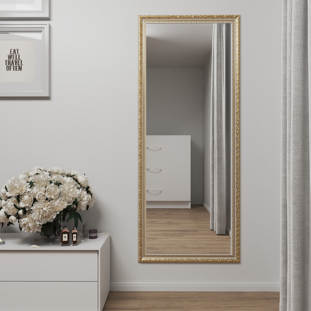 дзеркало на стіну в повний зріст навісне 170х50 Black Mirror в передпокій, ванну, спальню, коридор, гардероб