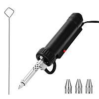 Електричний вакуумний олововідсмоктувач 30Вт, екстрактор припою для пайки