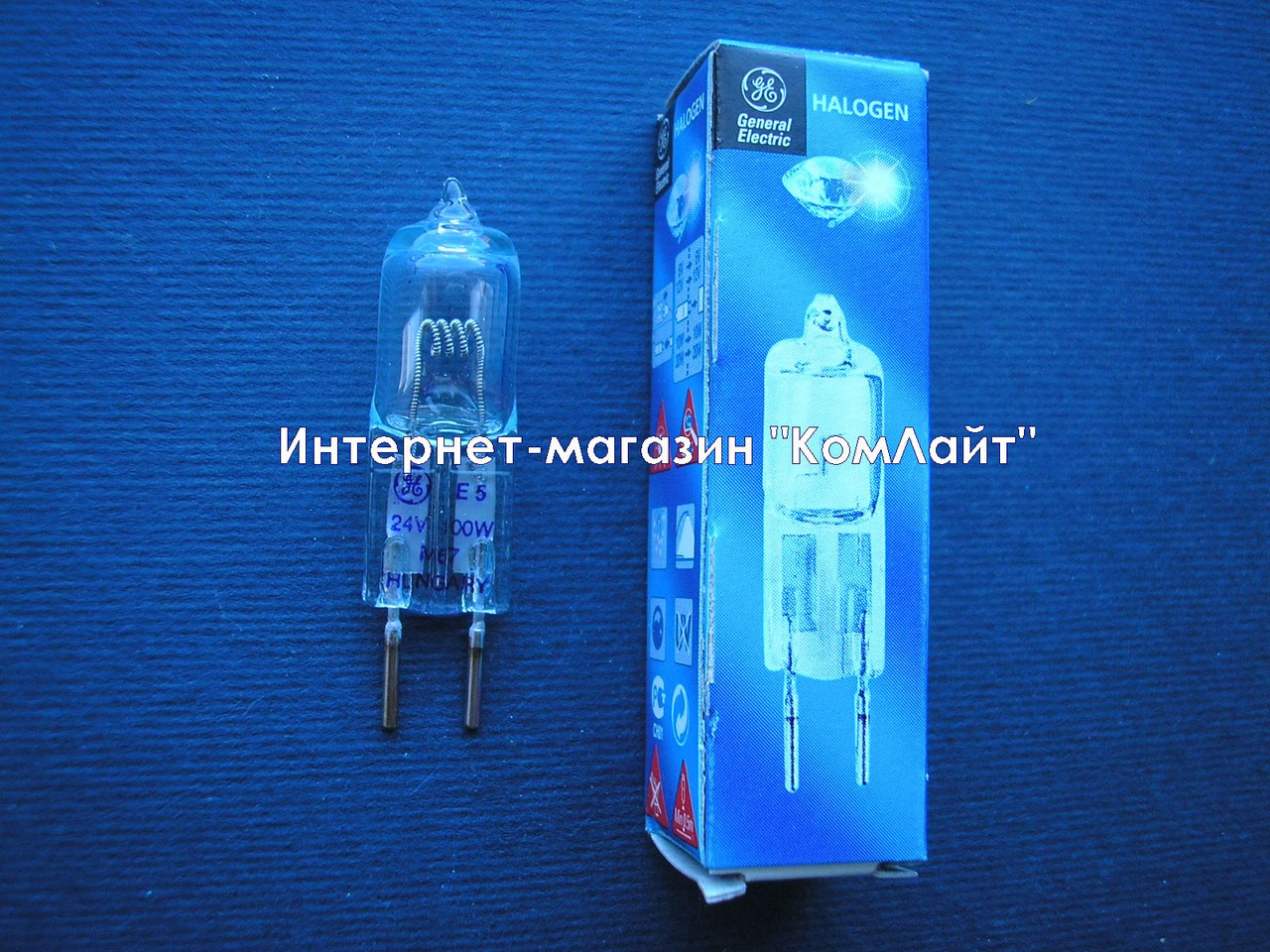 Лампа галогенная General Electric M67/Q100 GY6.35 24V 100W (Венгрия) - фото 6 - id-p258976669