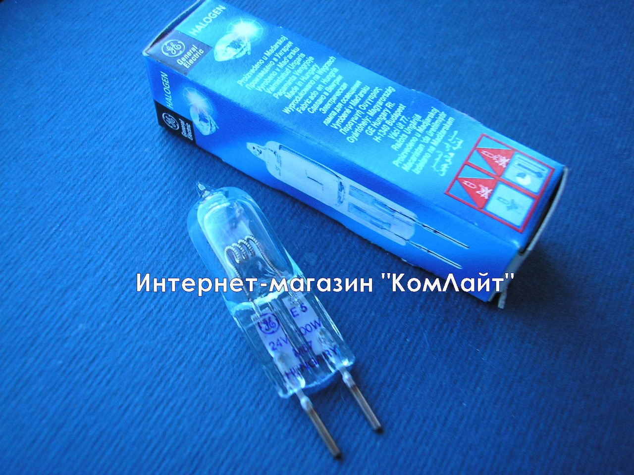 Лампа галогенная General Electric M67/Q100 GY6.35 24V 100W (Венгрия) - фото 7 - id-p258976669