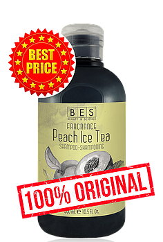 Персиковий Холодний Чай / Peach Ice Tea шампунь BES Fragrance для всіх типів волосся 300 мл