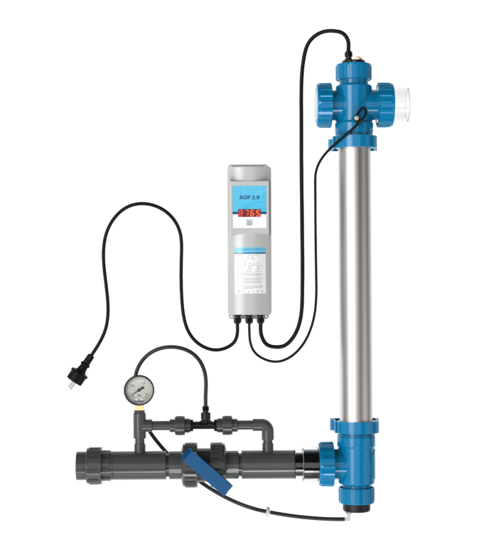 Ультрафіолетова установка до басейну Van Erp Blue Lagoon Ozone UV-C 75000 (з озонатором), фото 1