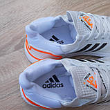 Кросівки чоловічі Adidas Ultraboost білі текстильні легкі адідас спортивні весна літо, фото 11