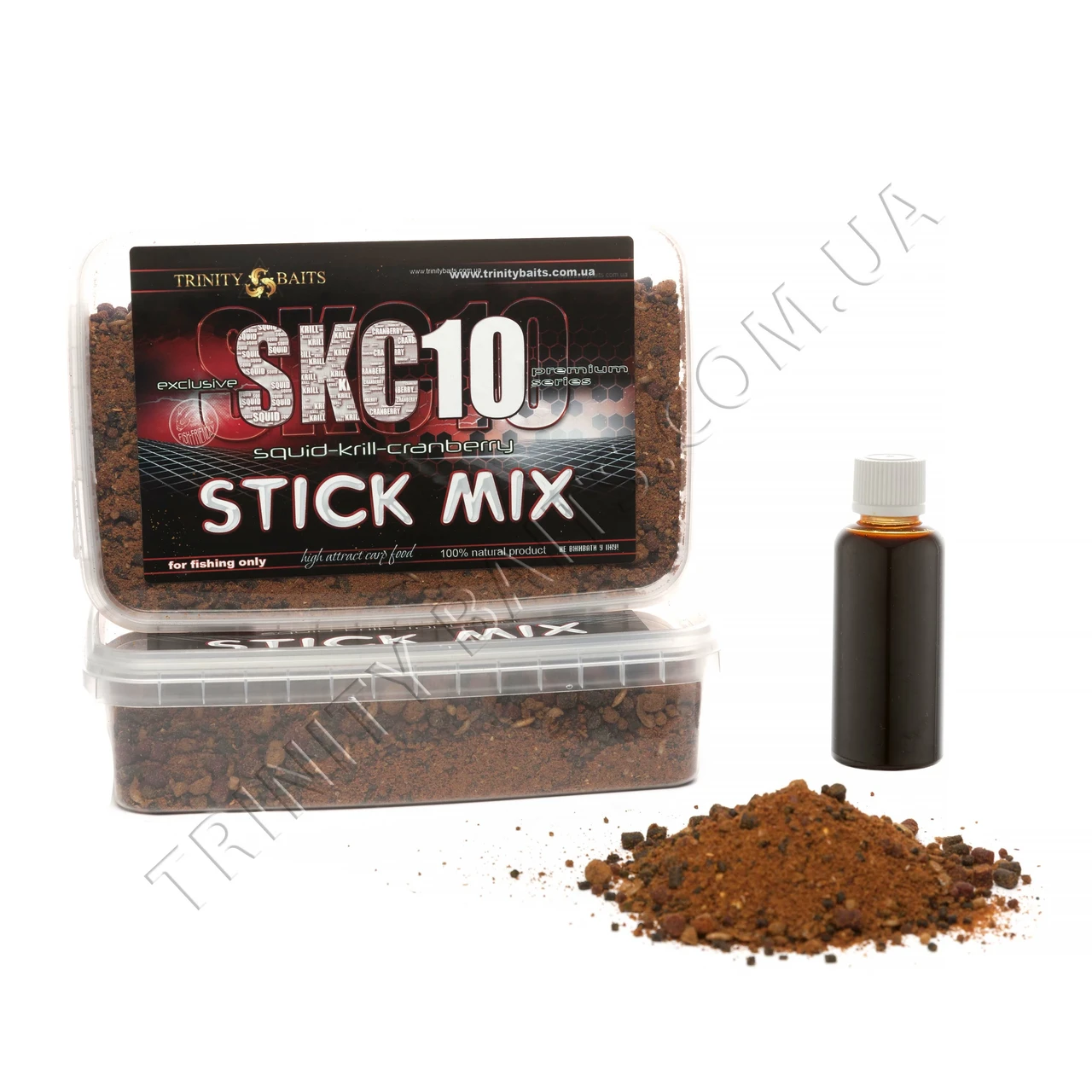 Стік-мікс Trinity Baits SKC-10 400г + Ліквід 60мл, фото 1