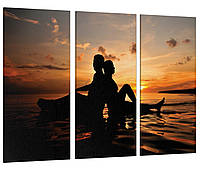 Модульная картина Влюбленная пара на берегу моря Art-97_XXL