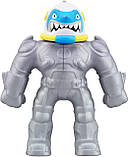Фігурка-тягучка Гу джі Тсу з насосом Акула Goo Jit Zu Galaxy Attack, Pump Power Air Vac Thrash, фото 4
