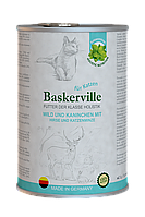 Консерви Baskerville Баскервіль для котят Оленина з кроликом та котячою м'ятою, 400 г