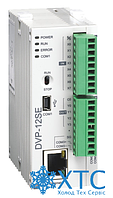 Базовий модуль контролера серії SE Delta Electronics, 8DI/4DO реле, 24В, Ethernet, RS485, DVP12SE11R