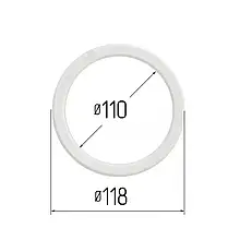 Протекторне термокільце для натяжних стель - діаметр 110 мм (зовнішній 118мм)