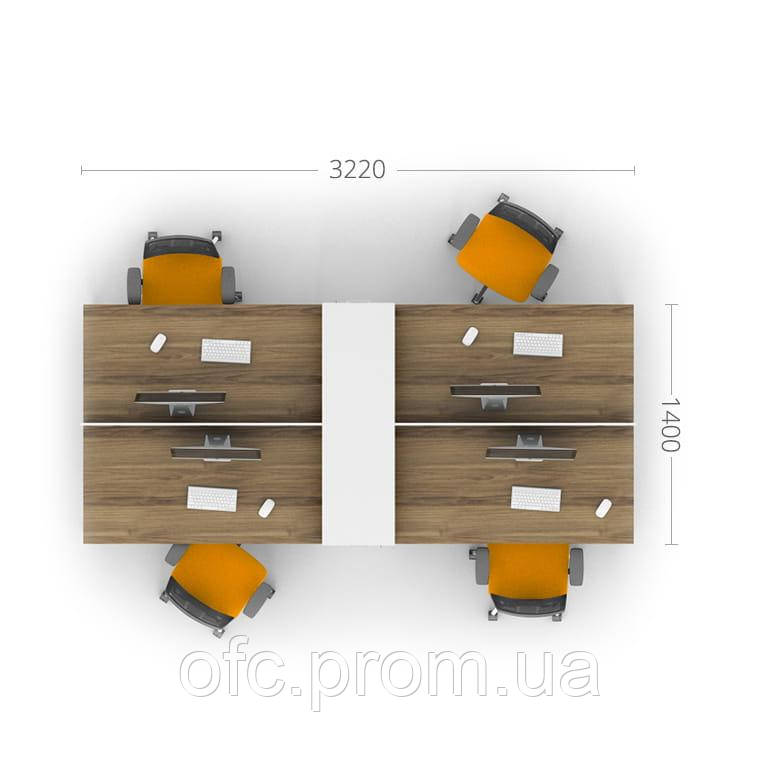 Купить Столы с перегородками (комплект) Джет 6, цена 36935 ₴ — Prom.ua ...