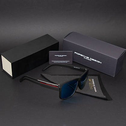 Окуляри чоловічі сонцезахисні Porsche Design поляризаційні (арт. 1048) із дзеркальною лінзою, фото 3