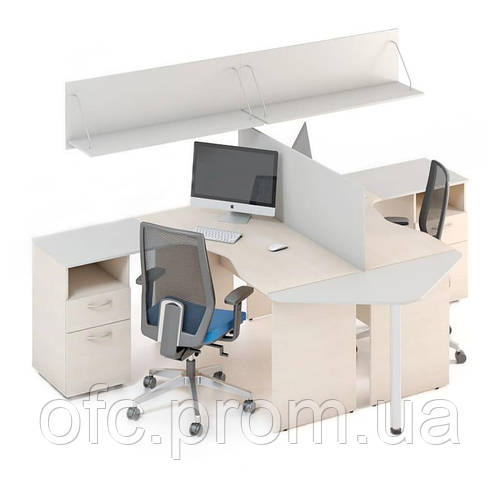 Купить Столы с перегородками (комплект) Сенс 3, цена 15730 грн — Prom ...