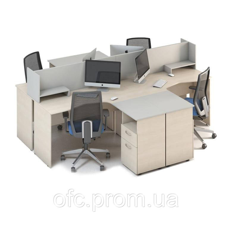 Столы с перегородками (комплект) Сенс 5, цена 19174 грн — Prom.ua (ID ...