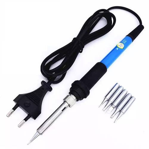 Паяльник с регулировкой температуры и сменными жалами 60Вт (ID ...