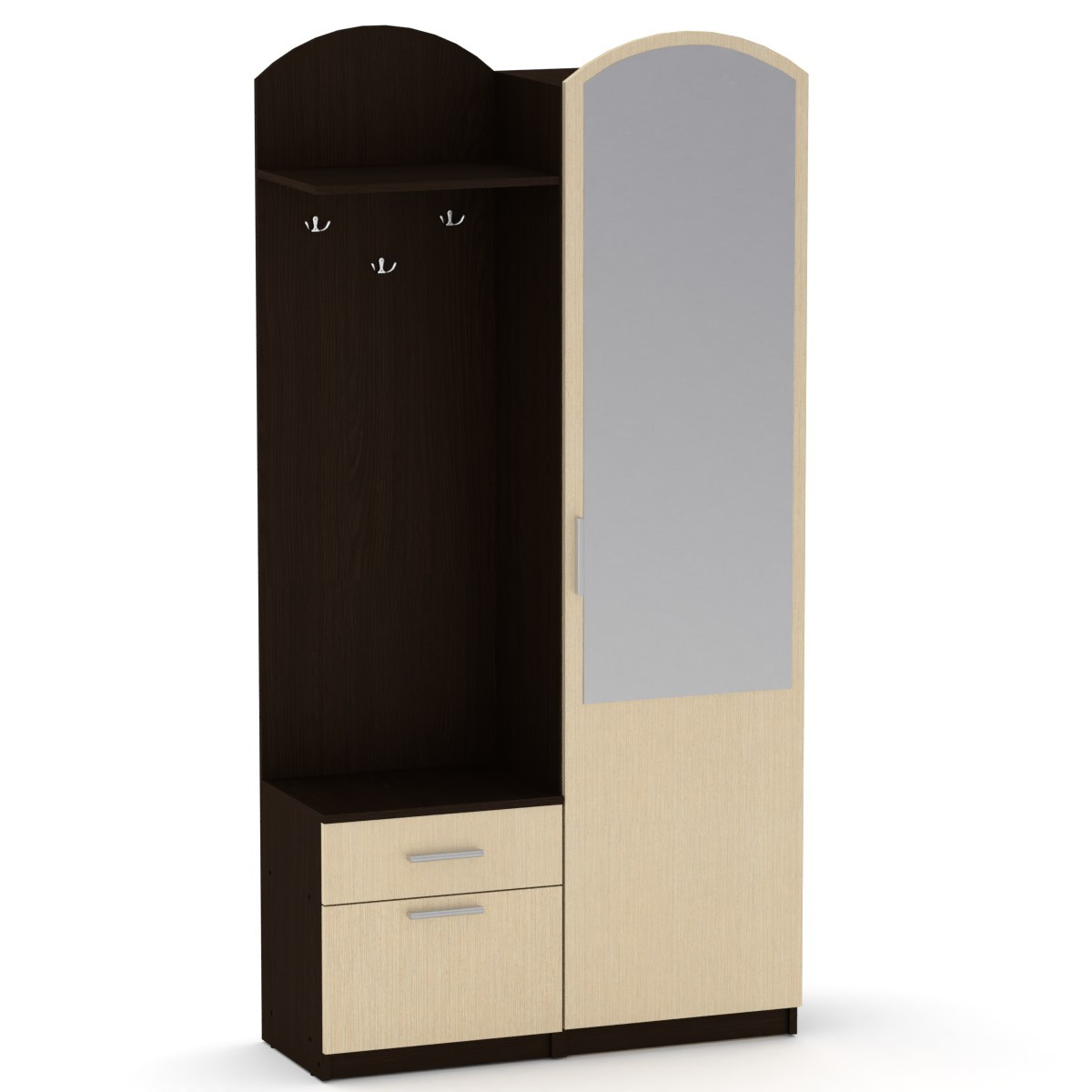 Передпокій Лідія Компаніт Венге комбі  (100х38х200 см), фото 1