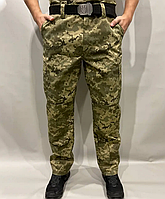 Військові тактичні чоловічі штани прямого покрою піксель р.44-58