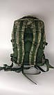Рюкзак тактичний штурмовий Оливкового кольору на 40 літрів, фото 2