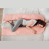 U-образна подушка для вагітних XXL - 150 див. + наволочка. Багато кольорів., фото 3