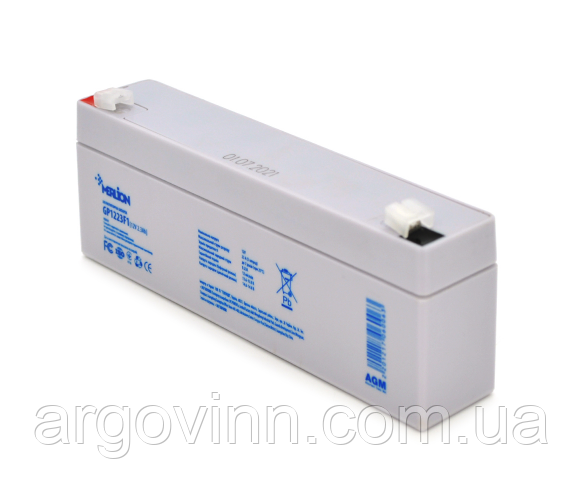Акумуляторна батарея MERLION AGM GP1223F1 12 V 2,3Ah, фото 1