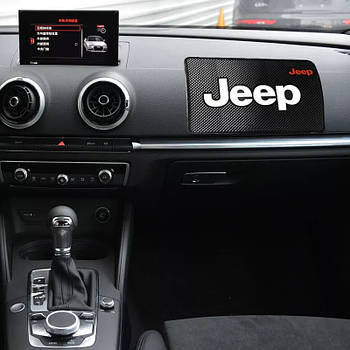Антиковзкий килимок на панель авто Jeep (Джип)