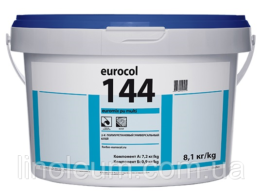 2-К поліуретановий клей eurocol 144 EUROMIX PU MULTI (7,875 кг)